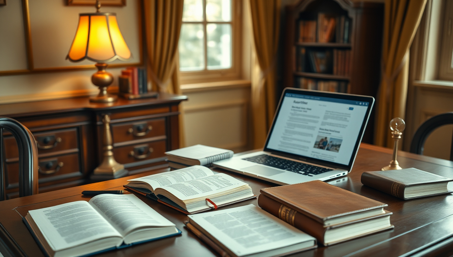 Studente che segue corso online